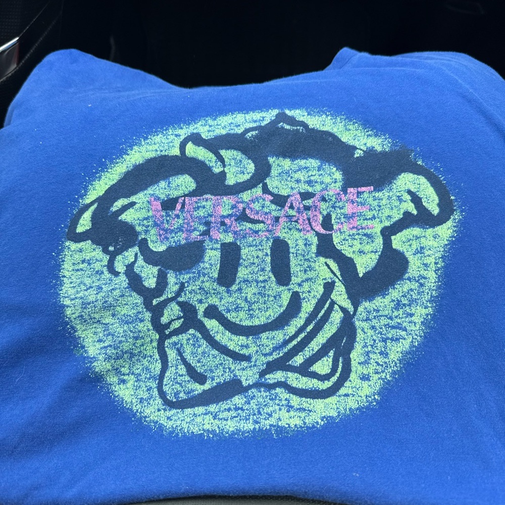 Versace Royal Blue Apparel with Medusa Tag